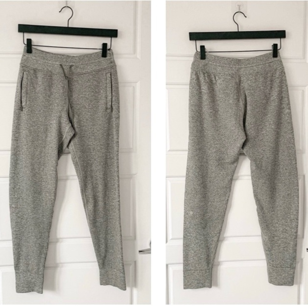Lululemon Engineered Warmth Jogger Pants Knit Sage